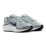 Tênis Nike Air Winflo 11 Masculino Cinza com Logo Azul