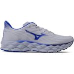 Tênis Mizuno Wave Sky 8 Masculino Branco/Azul