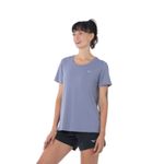 T-shirt Performance Mizuno Pro UV Feminina Roxo