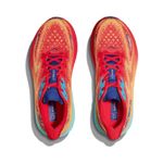 Tênis Hoka Clifton 9 Feminino Vermelho/Laranja