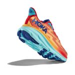 Tênis Hoka Clifton 9 Feminino Vermelho/Laranja
