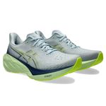 Tênis Asics Novablast 4 Masculino Cinza/Verde