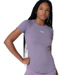 T-shirt Performance Fila Racer Run Feminina Roxo