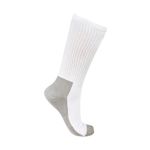 Meia Cano Alto Fila Running Reflective Branca e Cinza