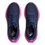 Tênis Asics Novablast 4 Feminino Azul/Rosa