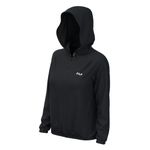 Jaqueta Preta com Detalhes Brancos Fila Basic Run Feminina