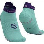 Meia Cano Curto Compressport Racing Socks V4 Run Lowcut Unissex