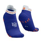 Meia Cano Curto Compressport Racing Socks V4 Run Lowcut Unissex