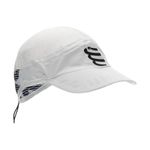 Boné Compressport Pro Racing Branco com Detalhes Pretos