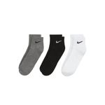 Meia Pacote 3 Cano Curto Nike Everyday Cushioned Unissex