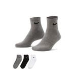 Meia Pacote 3 Cano Curto Nike Everyday Cushioned Unissex