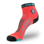 Meia Cano Curto Steigen 1/4 Vector Red Unissex