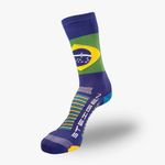 Meia Cano Alto Steigen 3/4 Brasil Unissex