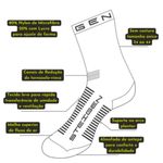 Meia Cano Alto Steigen 3/4 Licorice Allsorts Unissex