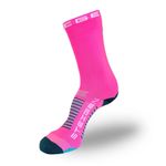 Meia Cano Alto Steigen 3/4 Pink Unissex