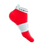 Meia Cano Curto Compressport Racing Socks V4 Run Lowcut Unissex