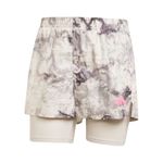Shorts com Bermuda Adidas Own the Run Spray Dye Feminino