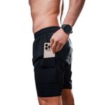 Shorts com Bermuda Woom Running Marathon Masculina