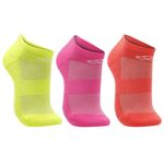 Meia Pacote 3 Sem Cano Olympikus Neon Feminina