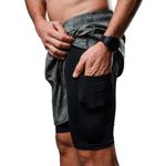 Shorts com Bermuda Woom Running Marathon Masculino