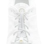 Cadarço Elástico Lock Laces Branco Liso Unissex