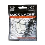Cadarço Elástico Lock Laces Branco Liso Unissex