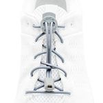 Cadarço Elástico Lock Laces Cinza Liso Unissex