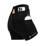 Bermuda Compressão SPORTBR Curto 6 Bolsos Feminina