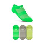 Meia Pacote 3 Sem Cano Olympikus Neon Masculina