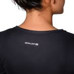 T-shirt Feminina Manga Longa Listrada Authen Grit Trail Watch Preta