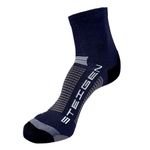 Meia Cano Curto Steigen 1/2 Azul Marinho Lisa Unissex
