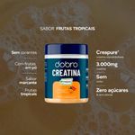 Suplemento Pó Dobro Creatina Creapure Frutas Tropicais 210g