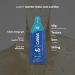 Gel Sachê Dobro Carbs 40 Neutro Fresh com Cafeína