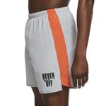 Bermuda Nike Challenger 7 Wild Run Masculina Branca Never Off