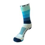 Meia Cano Alto Steigen 3/4 Stripes Blue Unissex