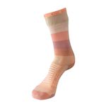 Meia Cano Alto Steigen 3/4 Stripes Orange Unissex