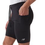 Bermuda Compressão New Balance Sleek Pocket 9 Masculina
