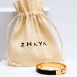 Pulseira Naty Ouro com Resina Black