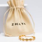 Pulseira Kathi Olho Grego Ouro Cravejada
