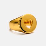 Anel Love Redondo Gold