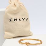 Pulseira Thaísa Laço Minimal Ouro