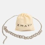 Cinto Natalia Metal Luxury Prata