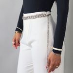 Cinto Natalia Metal Luxury Prata
