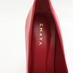 Scarpin Couro Salto Alto Fino Vermelho Cherry Night