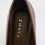 Scarpin Couro Premium Salto Alto Fino Marrom Cacau