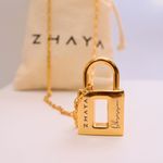 Colar Cadeado Zhaya Obsession Ouro