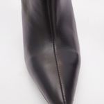 Bota Cano Longo Couro Premium Salto Alto Fino Preto