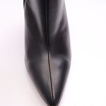 Bota Couro Premium Salto Bloco Alto Preto