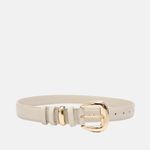 Cinto Danila Couro Off White