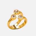 Anel Júlia Shine Luxury Ouro